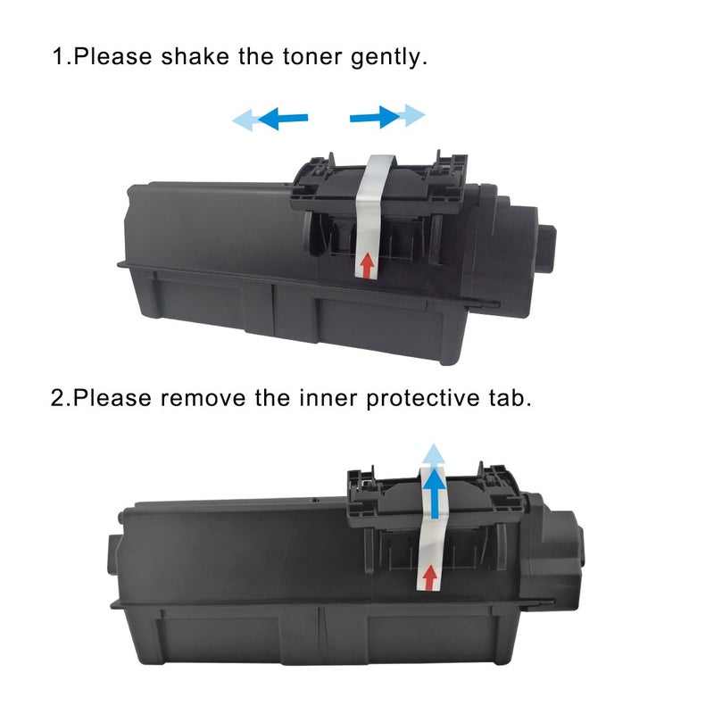 VICTORSTAR Compatible Toner Cartridge TK1162 / TK-1162 Black for Kyocera ECOSYS P2040dn P2040dw Laser Printers - Image 4